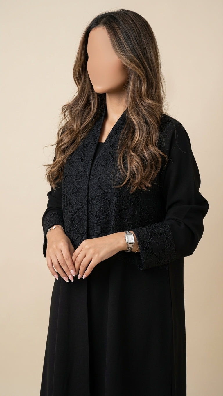 عباية بتدخيلة وردات - Image 3