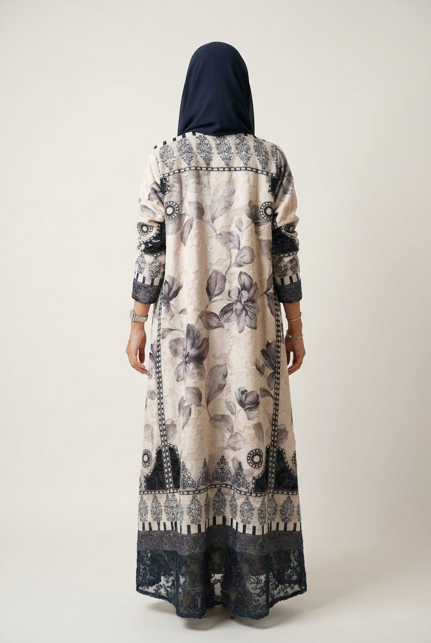 عباية طباعة | Printed Abaya - Image 3