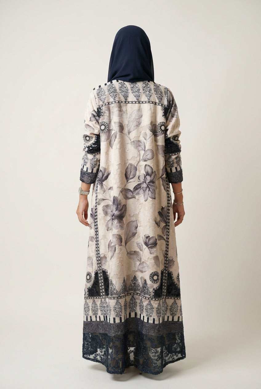 عباية طباعة | Printed Abaya - Image 3