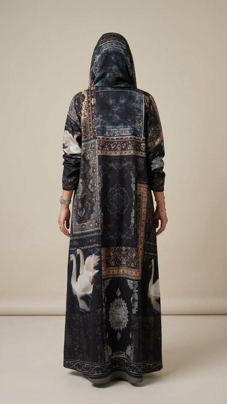 عباية طباعة | Printed Abaya - Image 3