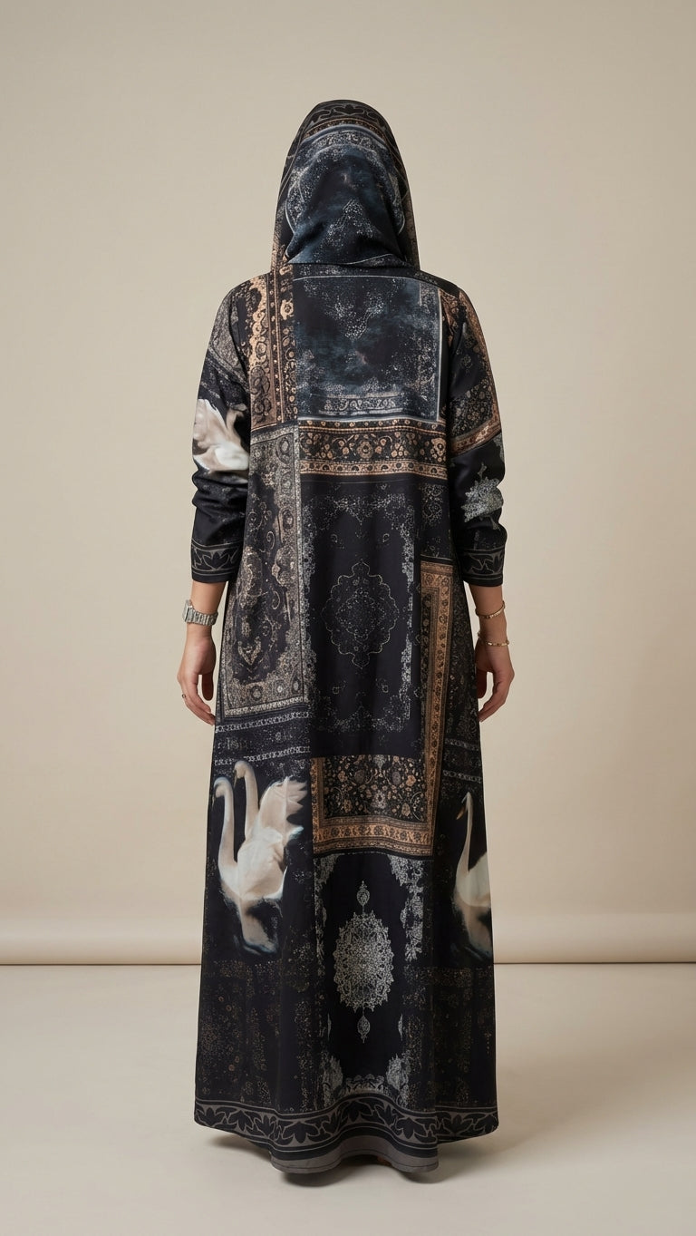 عباية طباعة | Printed Abaya - Image 3
