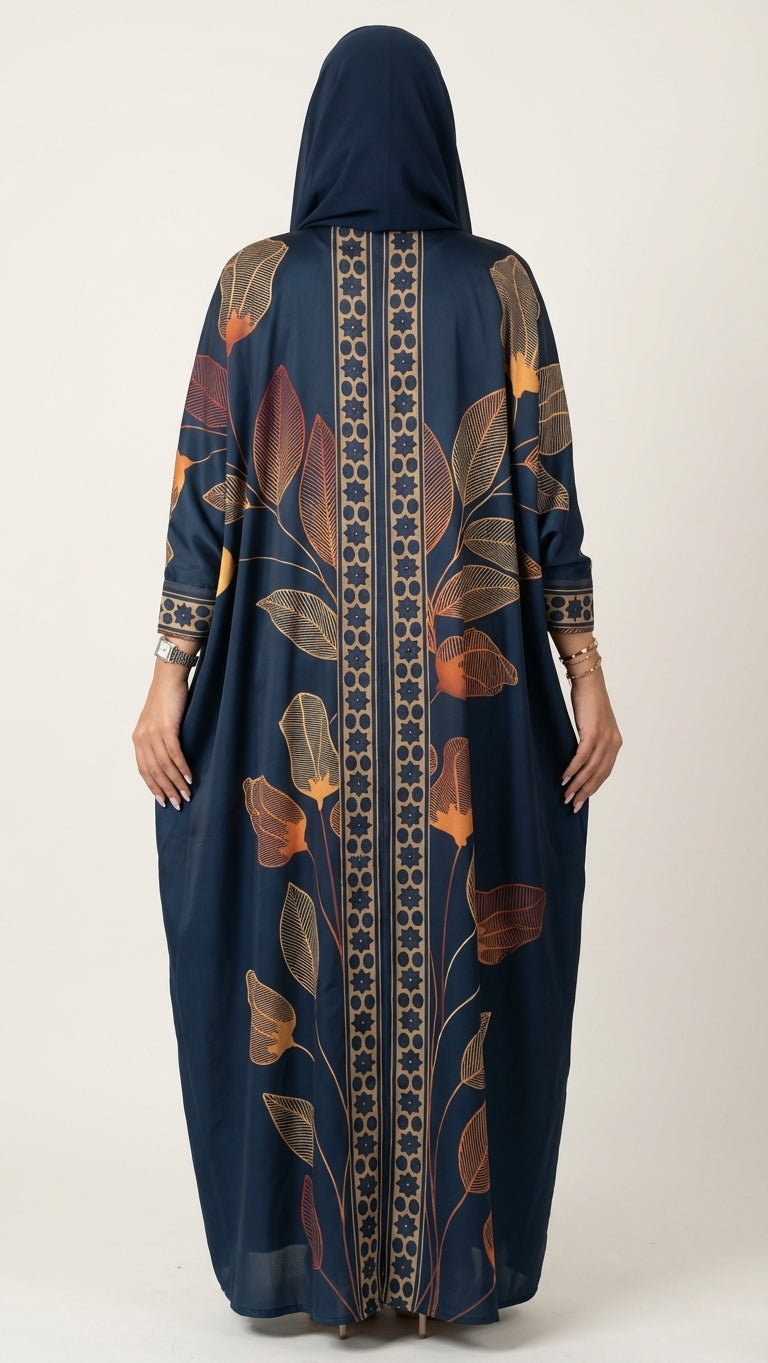 عباية طباعة | Printed Abaya - Image 3
