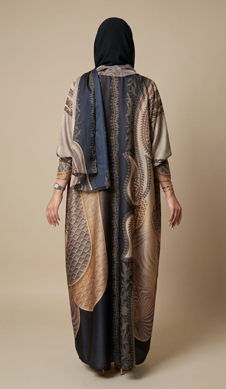 عباية طباعة | Printed Abaya - Image 4