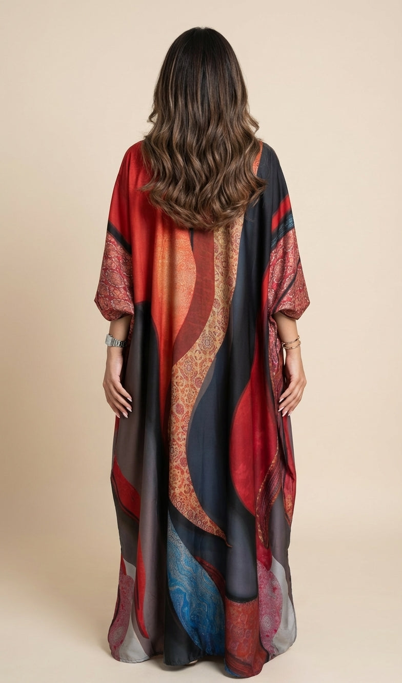 عباية طباعة | Printed Abaya - Image 4