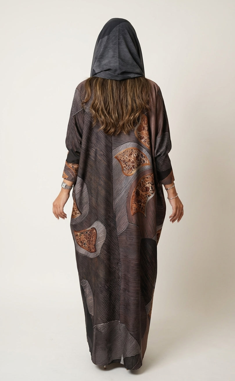 عباية طباعة | Printed Abaya - Image 5