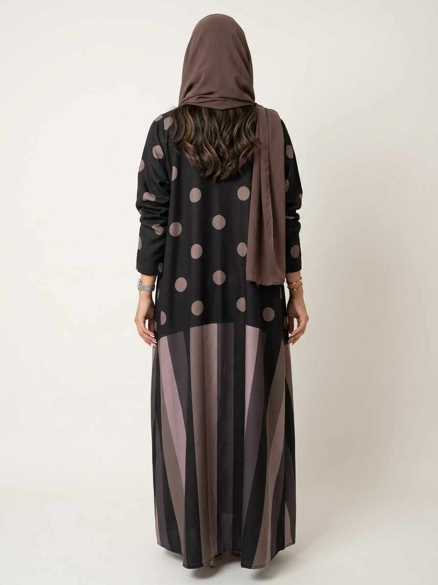 عباية طباعة | Printed Abaya - Image 4
