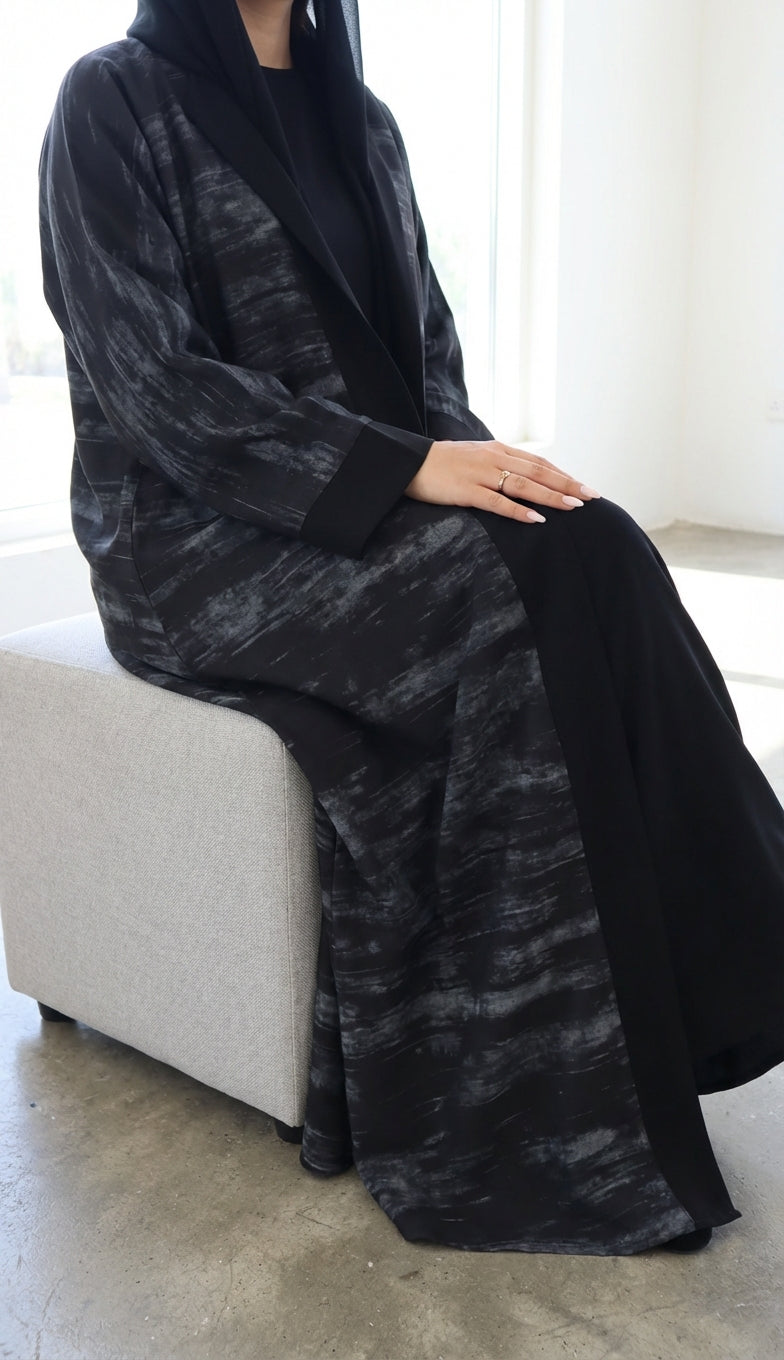 عباية كتان مطبوع - Image 3