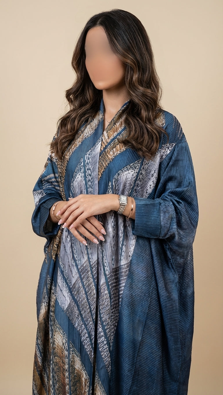 عباية طباعة | Printed Abaya - Image 3