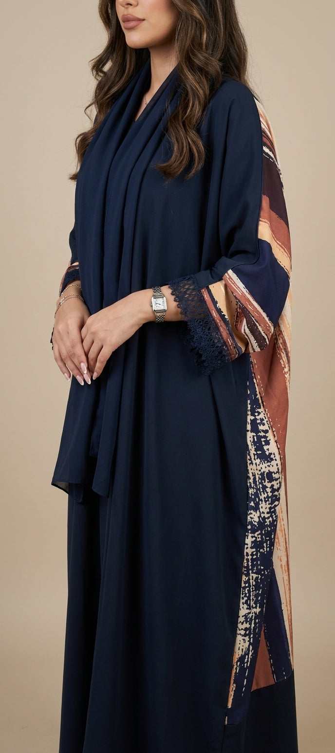 عباية طباعة | Printed Abaya - Image 2