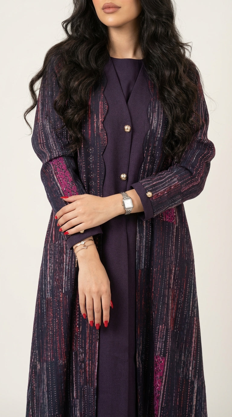 عباية بليزر بتدخيلة لنن - Image 1