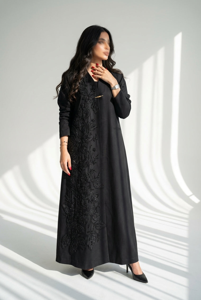 عباية بليزر بكلفة وردات - Image 3