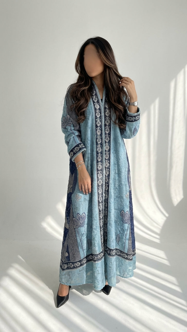 عباية طباعة | Printed Abaya - Image 1