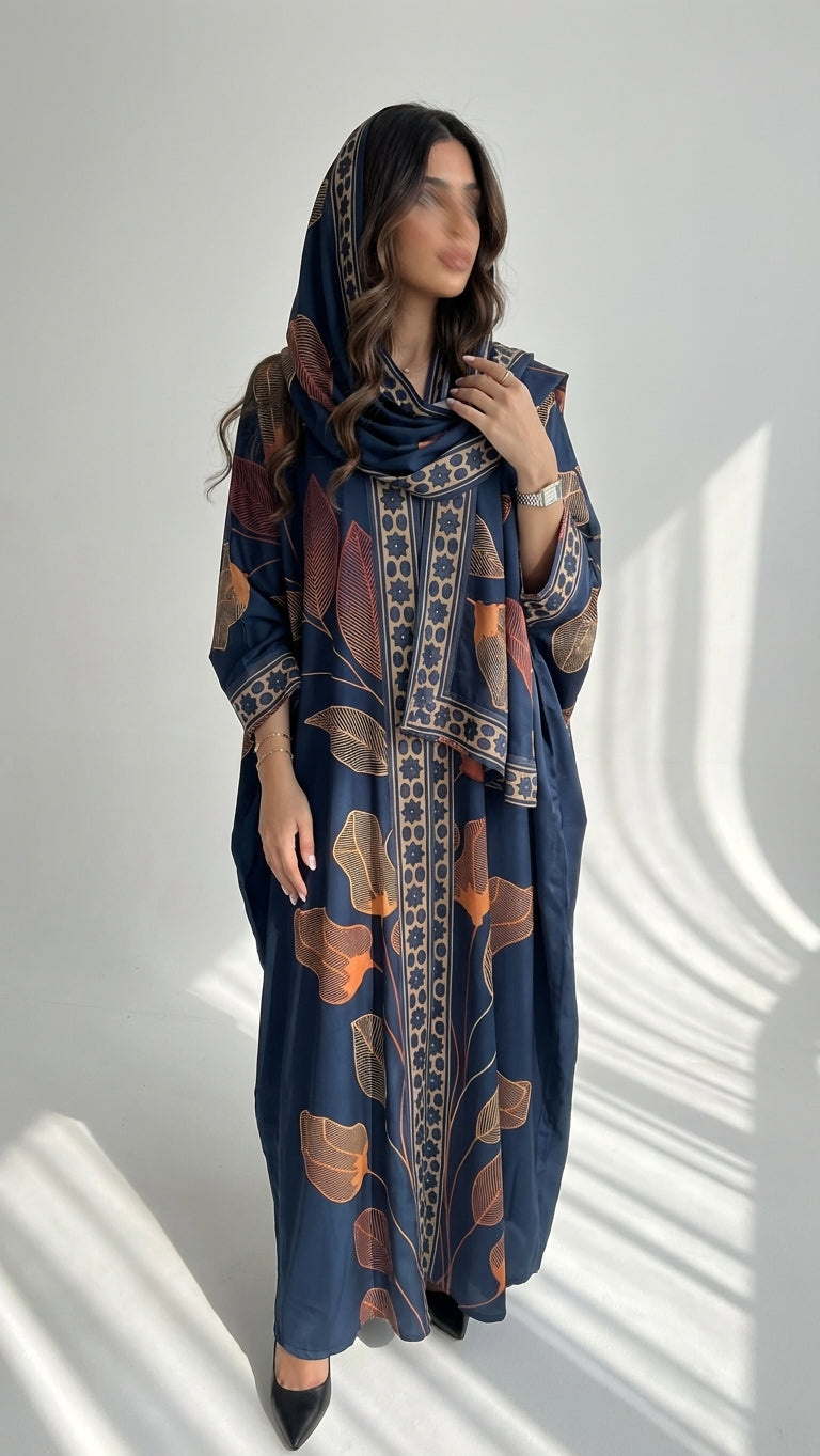 عباية طباعة | Printed Abaya - Image 1