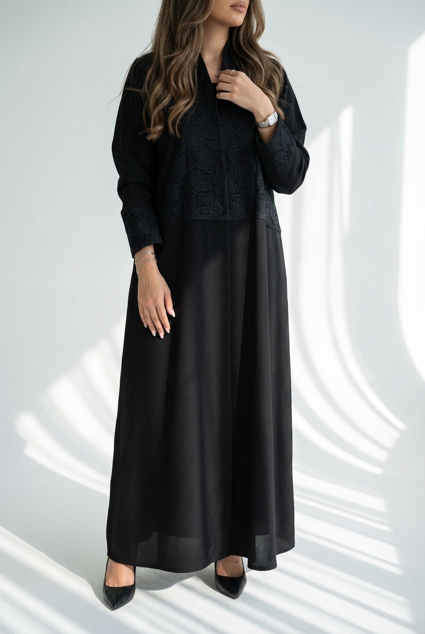 عباية بتدخيلة وردات - Image 1