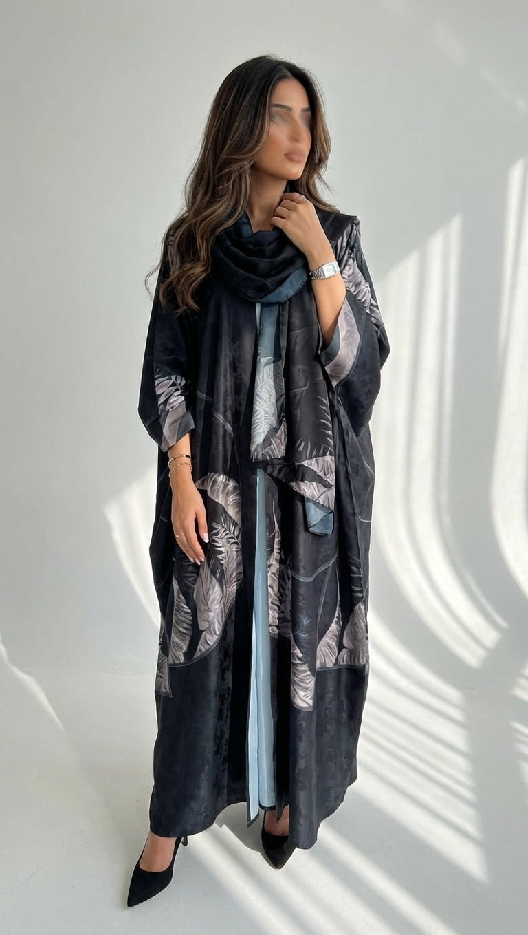 عباية طباعة | Printed Abaya - Image 1