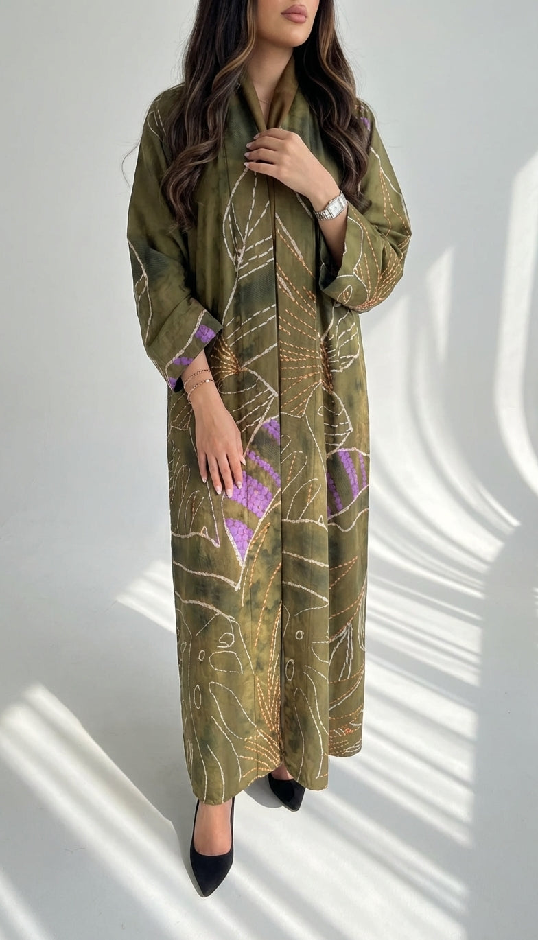 عباية طباعة | Printed Abaya - Image 1