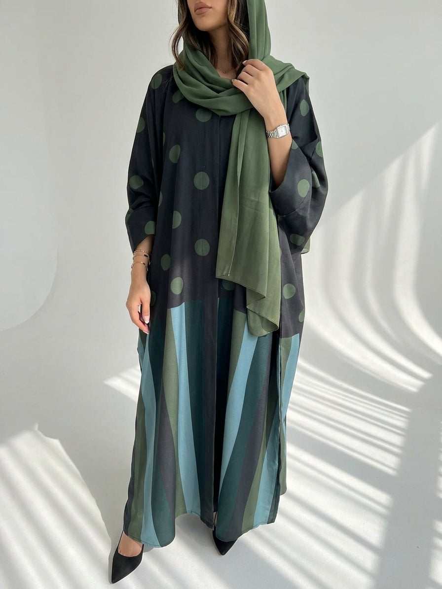 عباية طباعة | Printed Abaya - Image 1