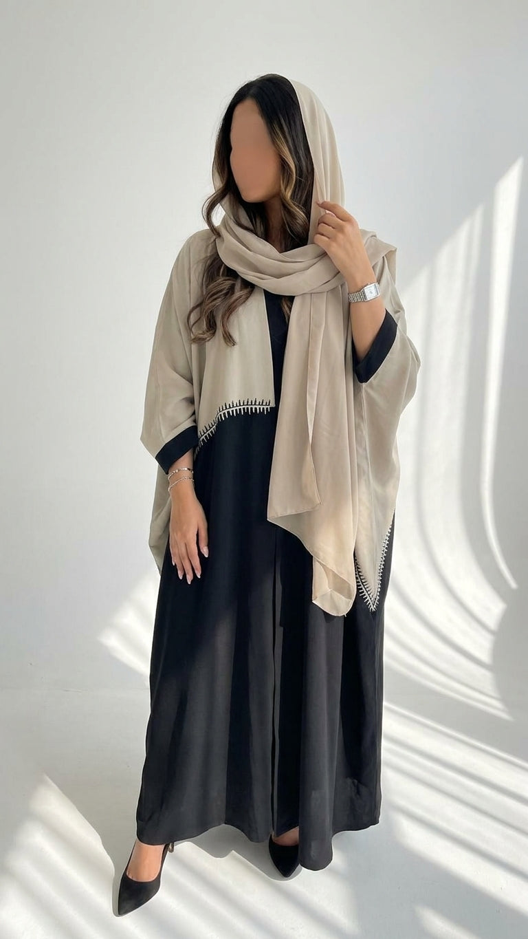 عباية بشك يدوي - Image 1