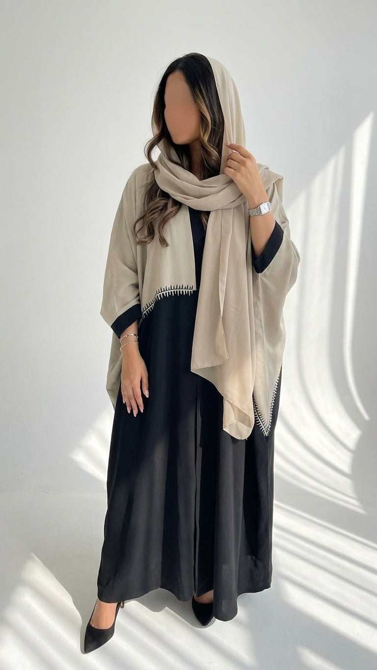 عباية بشك يدوي - Image 1