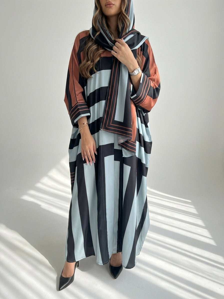 عباية طباعة | Printed Abaya - Image 1