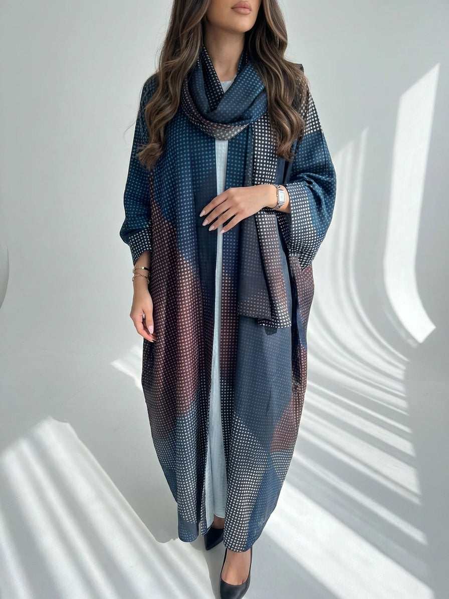 عباية طباعة | Printed Abaya - Image 2