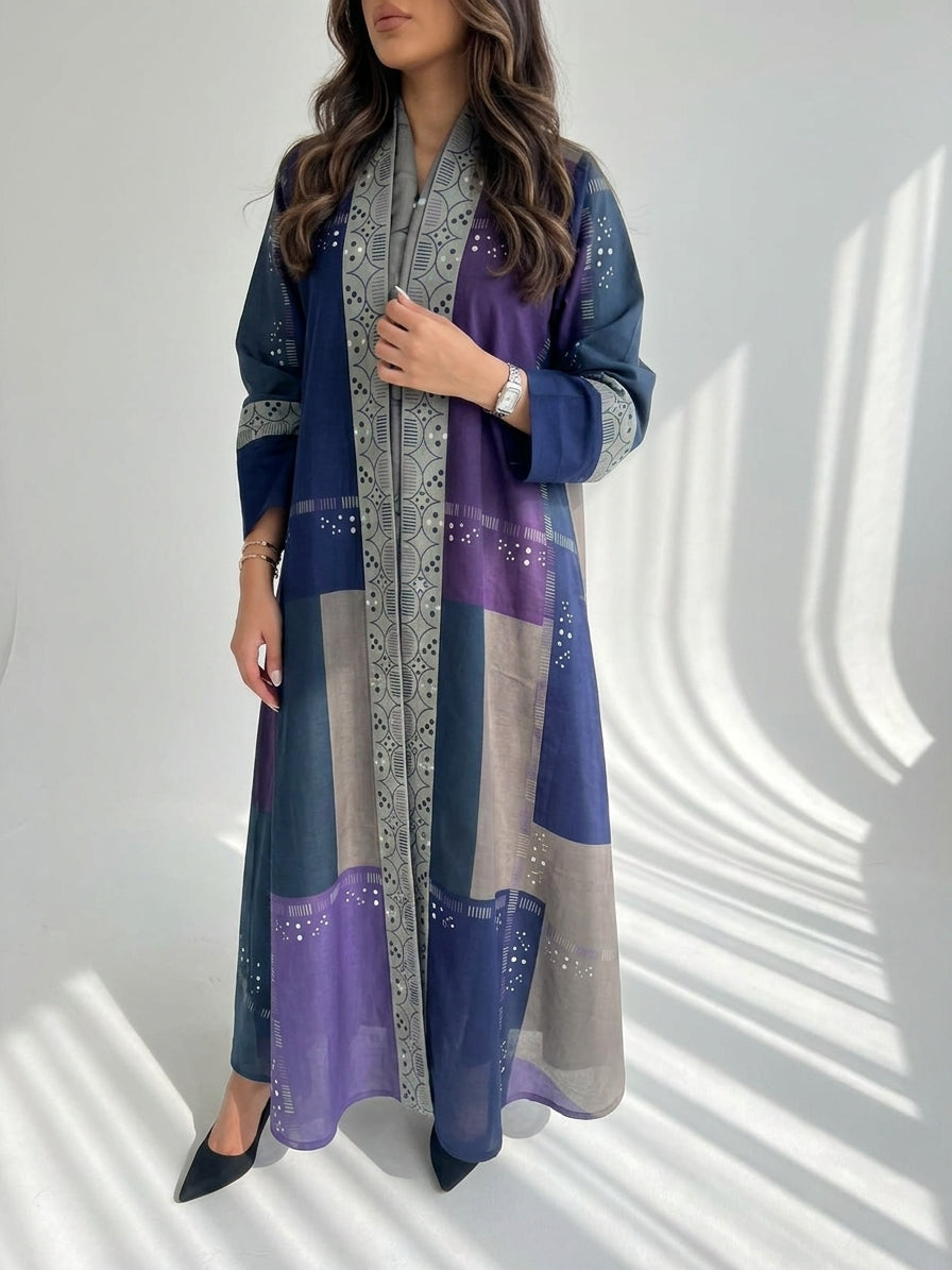 عباية طباعة | Printed Abaya - Image 1