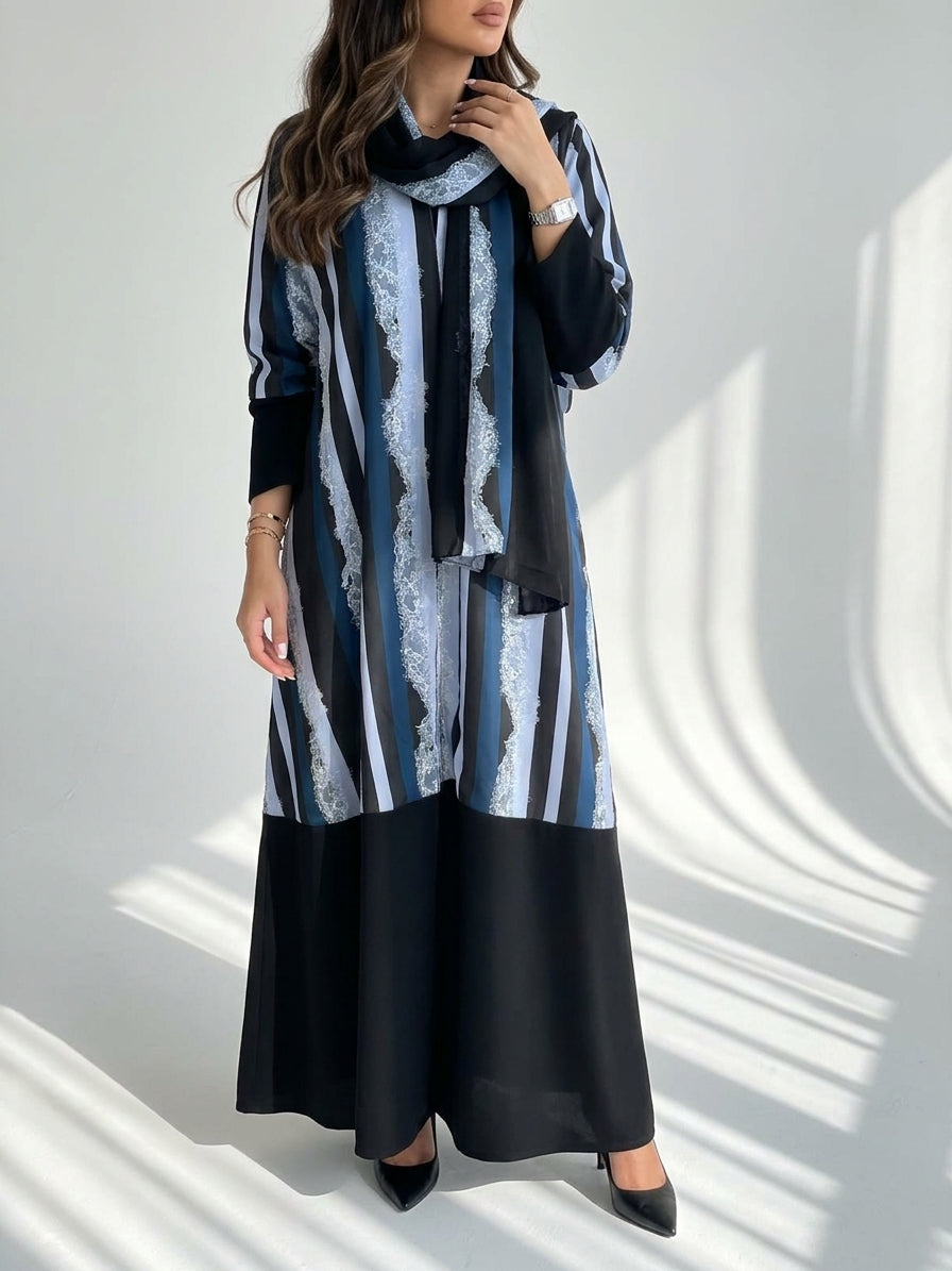 عباية طباعة | Printed Abaya - Image 1