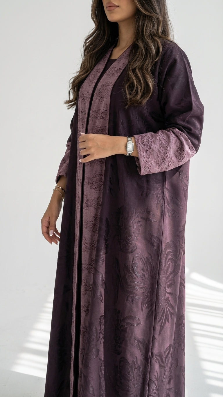 عباية بتدخيلة دانتيل - Image 2