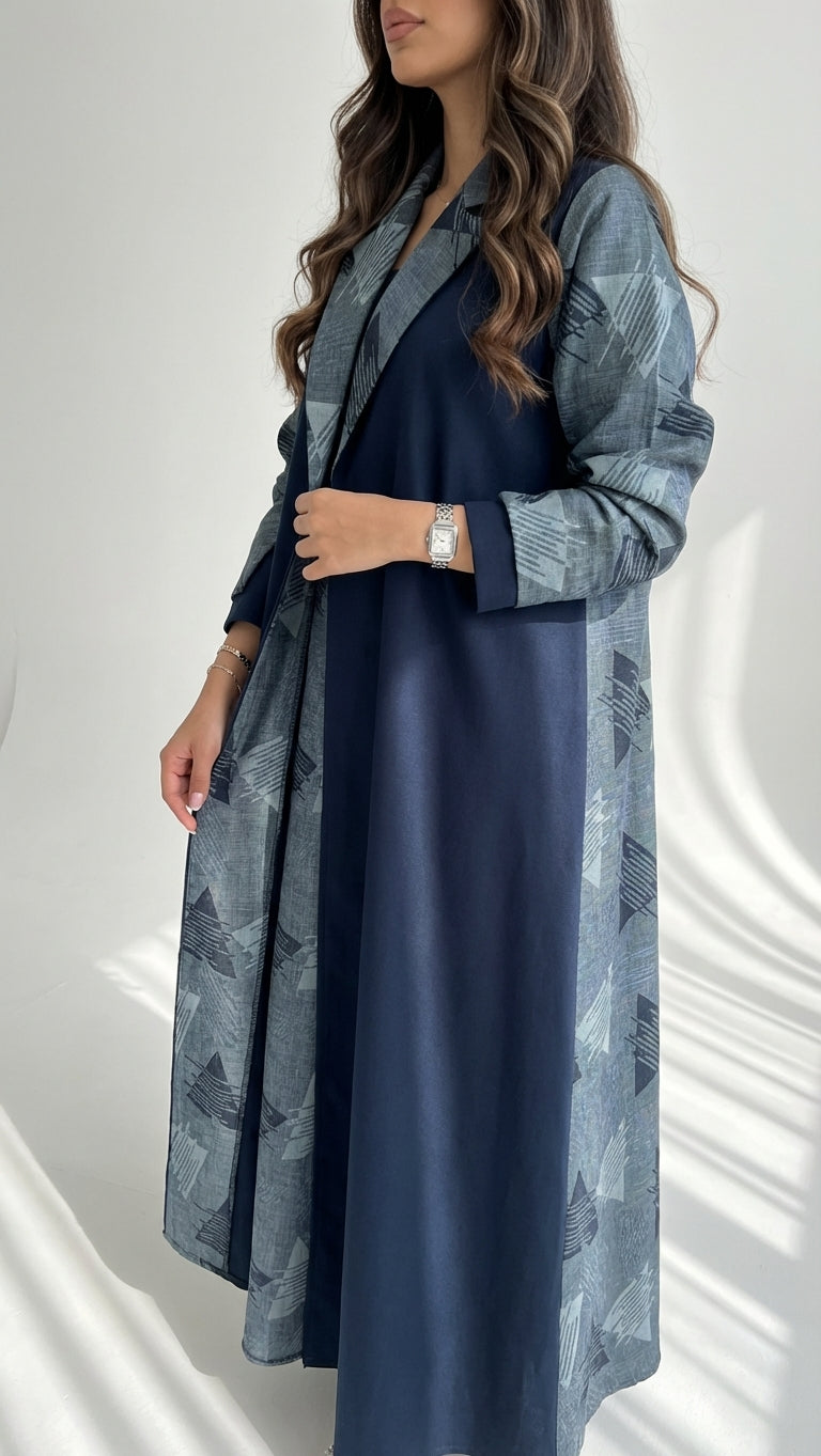 عباية طباعة | Printed Abaya - Image 2