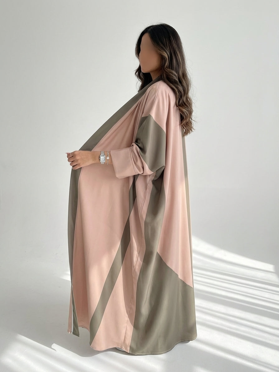عباية حرير طباعة - Image 5