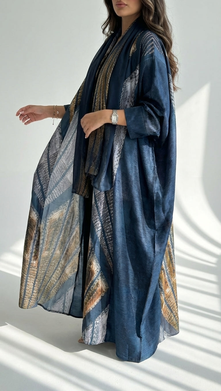 عباية طباعة | Printed Abaya - Image 2