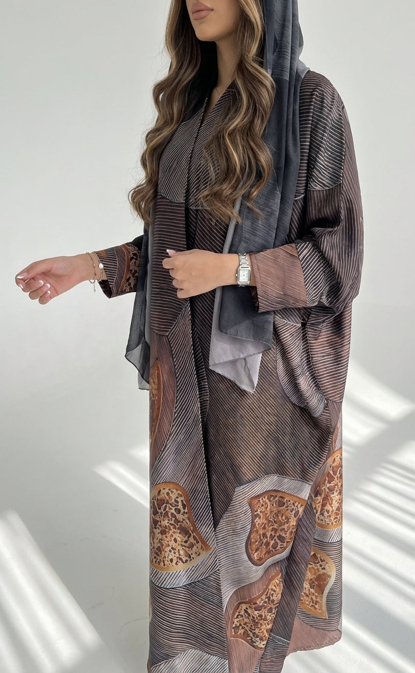 عباية طباعة | Printed Abaya - Image 4