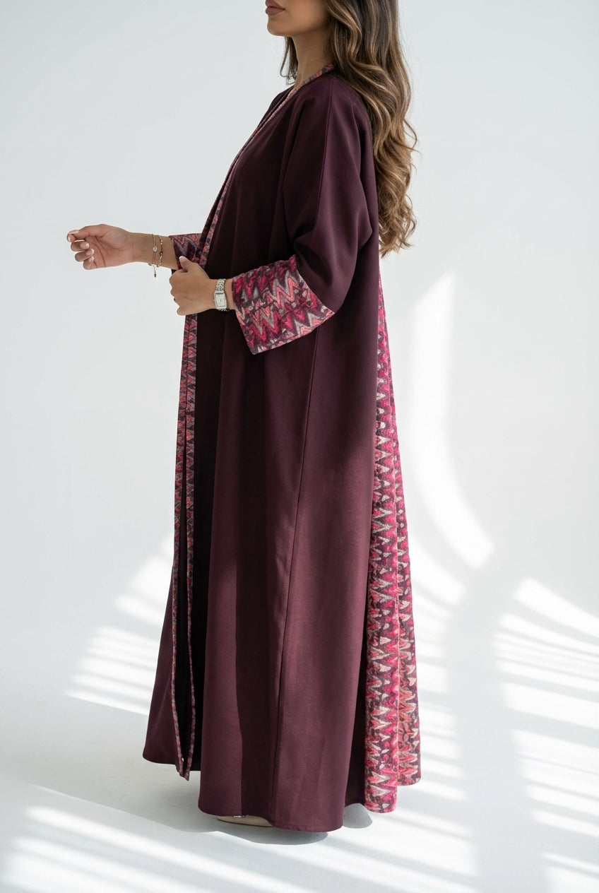 عباية كريب بتدخيلة دانتيل - Image 2