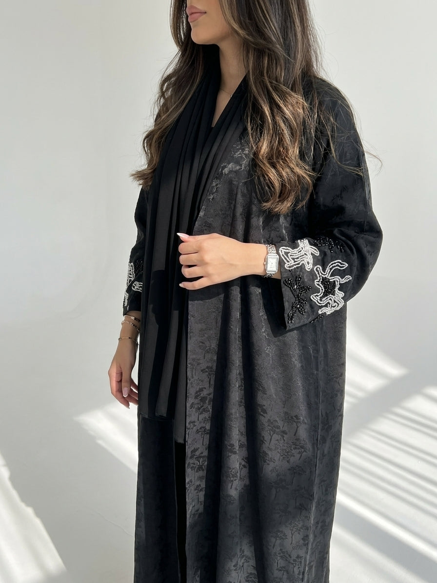 عباية جاكار مع شك يدوي - Image 2