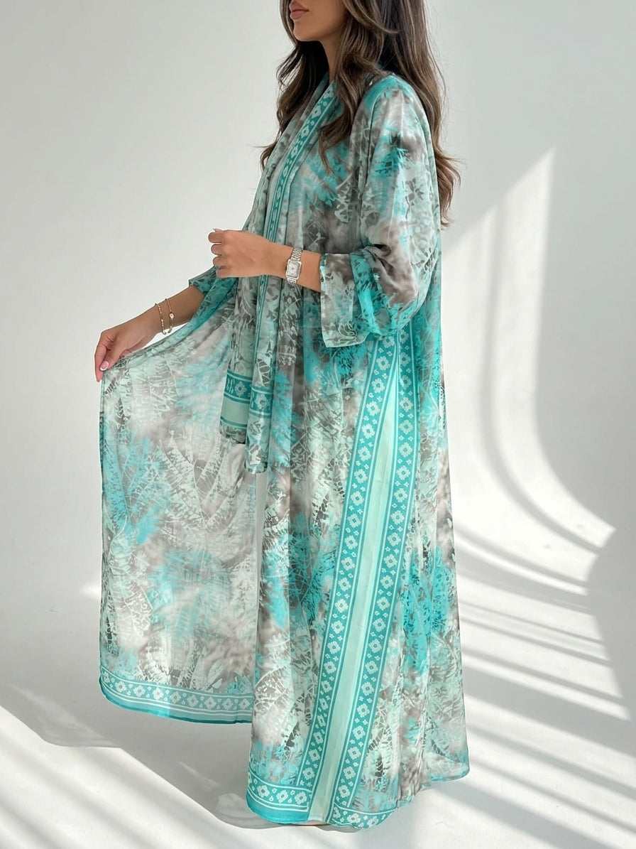 عباية طباعة | Printed Abaya - Image 3