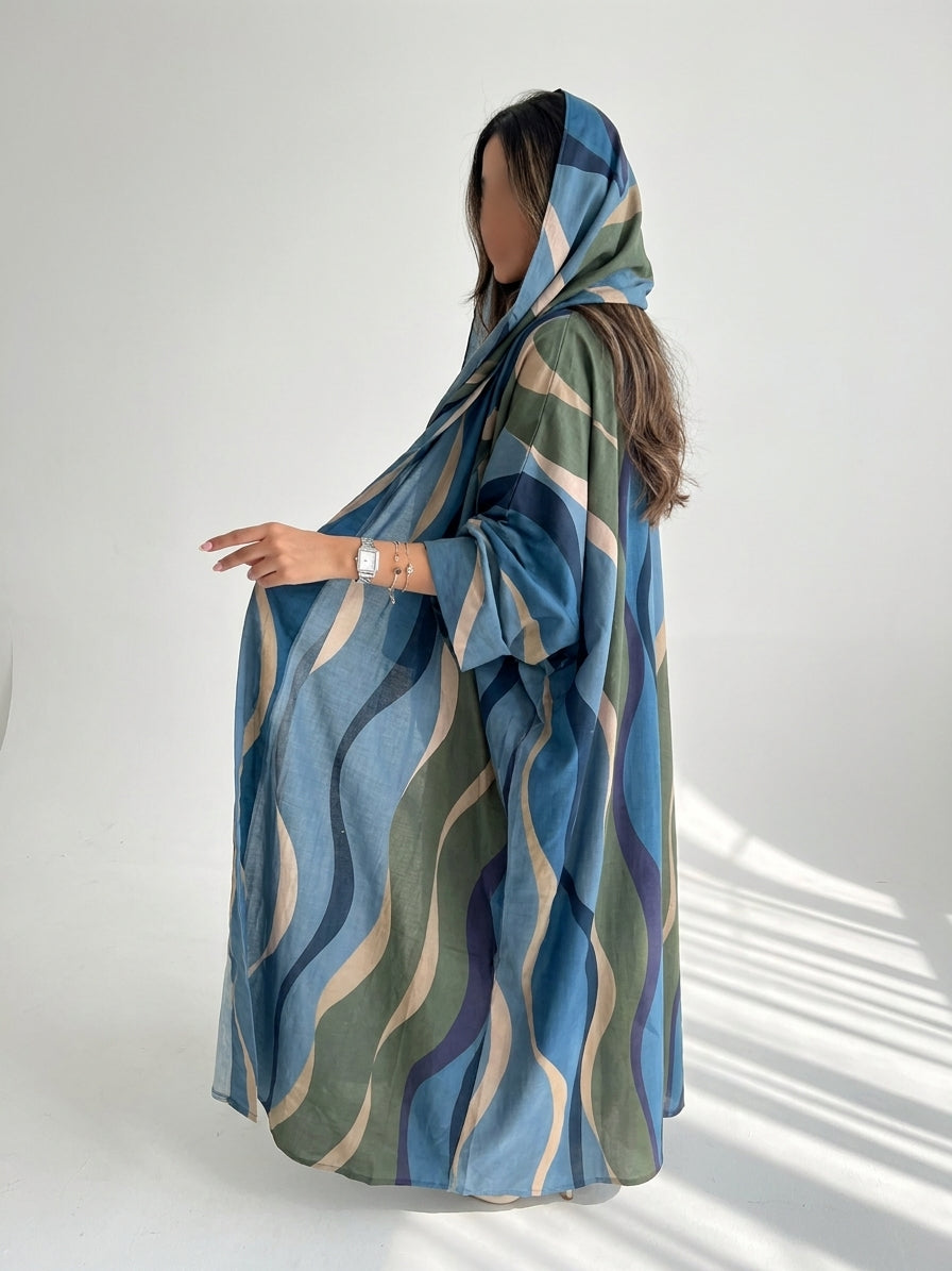 عباية طباعة | Printed Abaya - Image 3