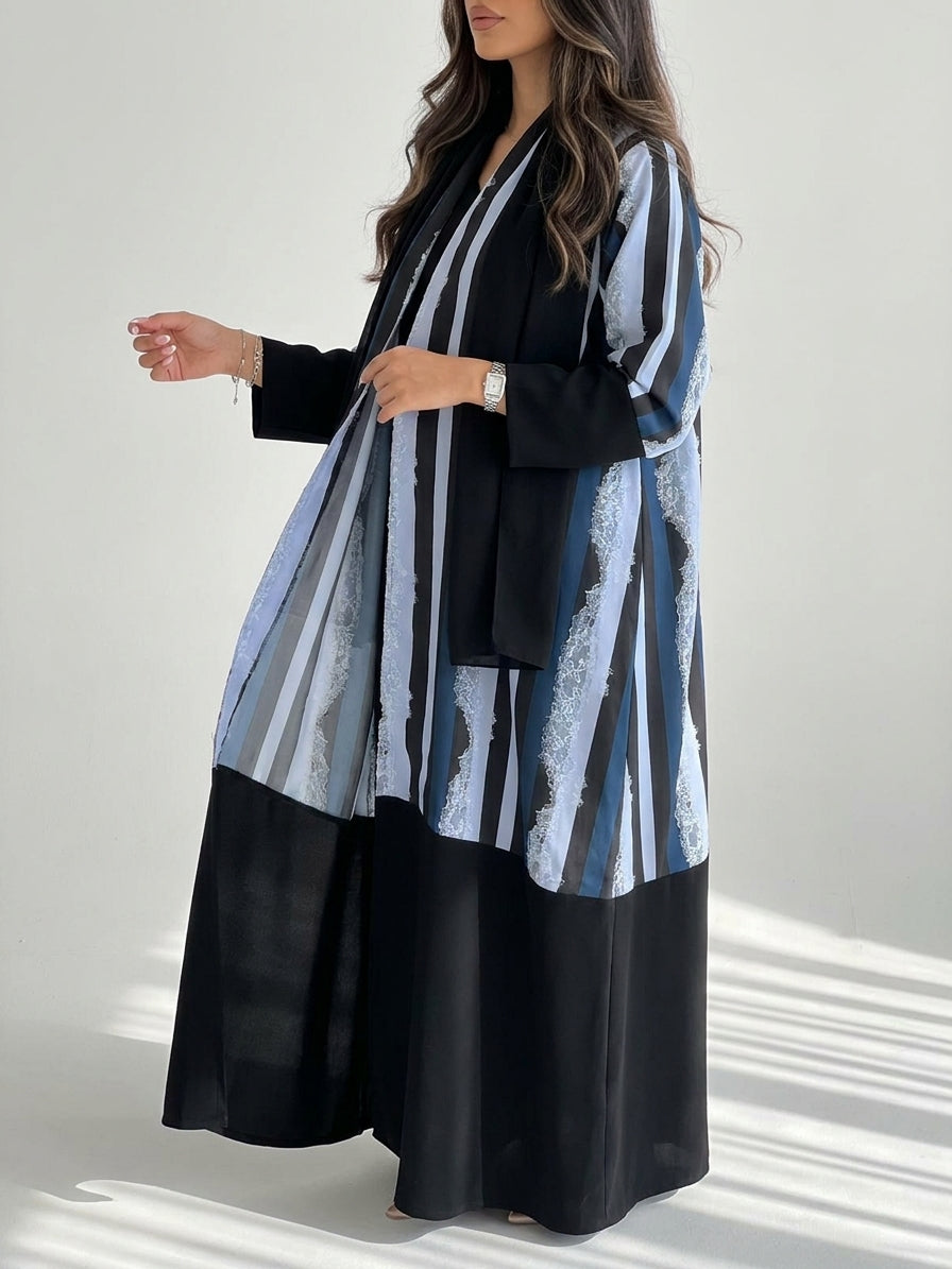 عباية طباعة | Printed Abaya - Image 2