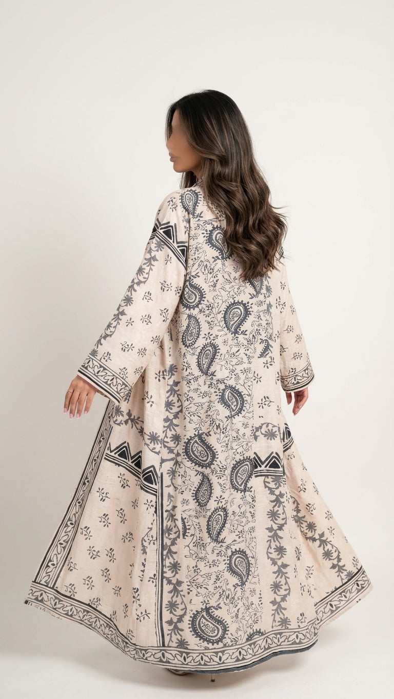 عباية طباعة | Printed Abaya - Image 3