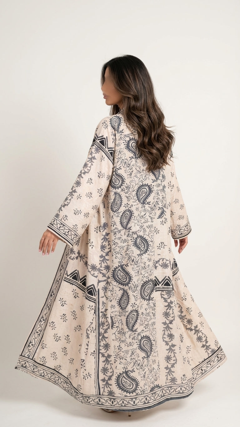 عباية طباعة | Printed Abaya - Image 3
