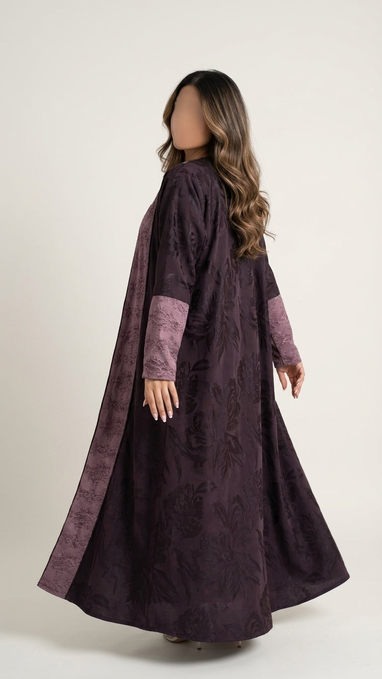 عباية بتدخيلة دانتيل - Image 4