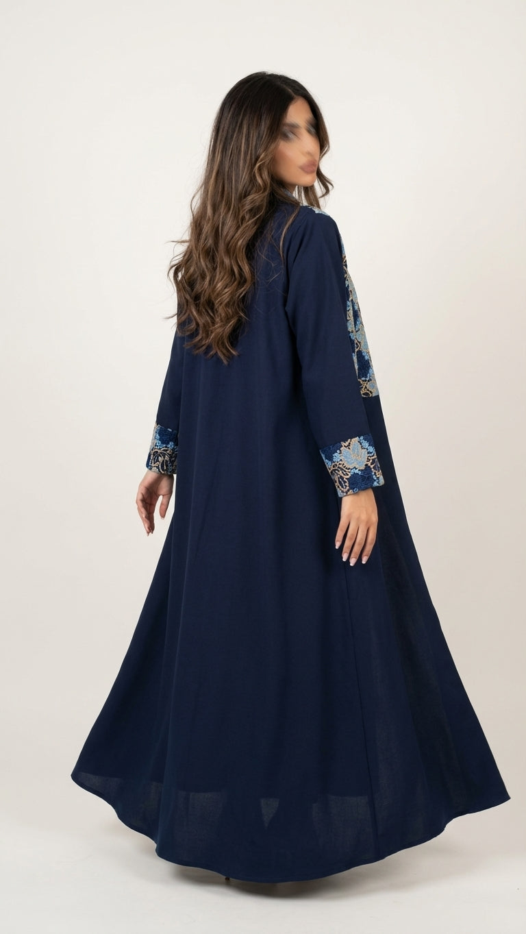 عباية كريب بتدخيلة وردات - Image 4