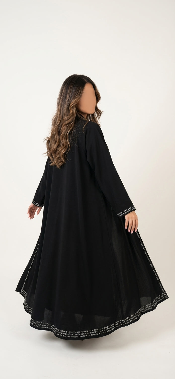 عباية تطريز قيطان - Image 3