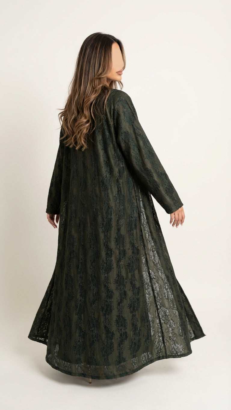 عباية دانتيل فرنسي - Image 3