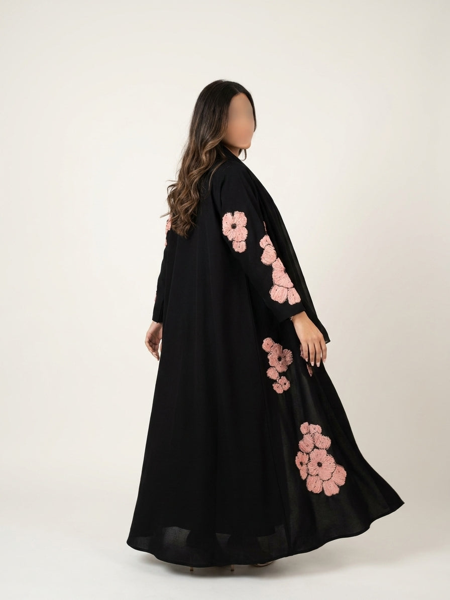 عباية بكلفة وردات - Image 4