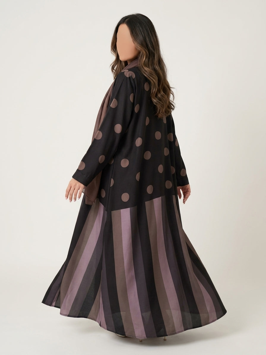 عباية طباعة | Printed Abaya - Image 3