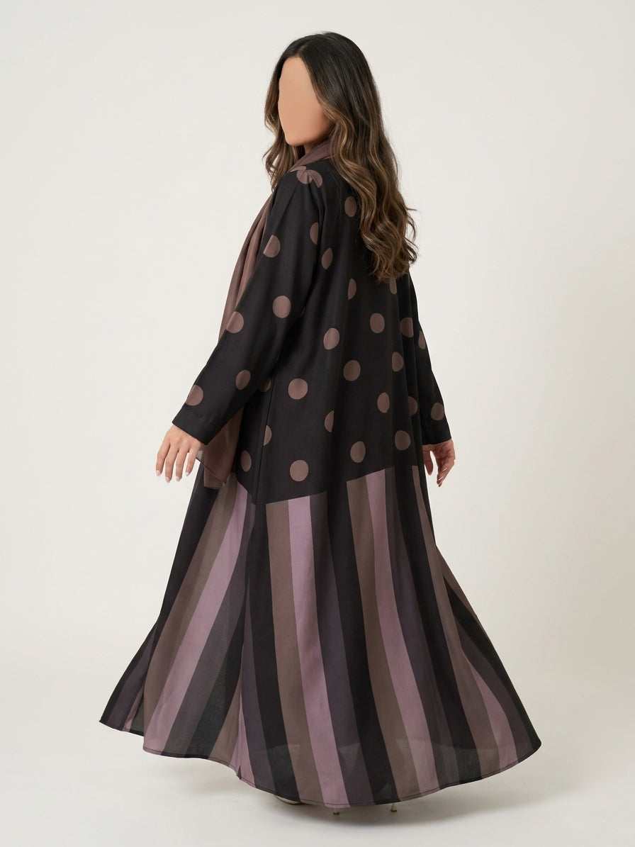 عباية طباعة | Printed Abaya - Image 3