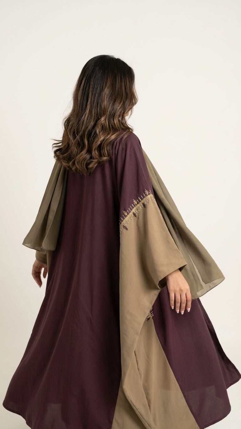 عباية بشك يدوي - Image 3