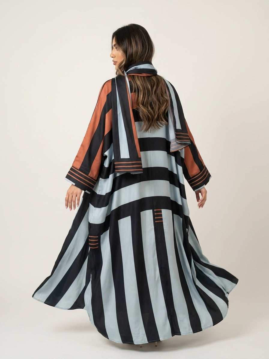 عباية طباعة | Printed Abaya - Image 4