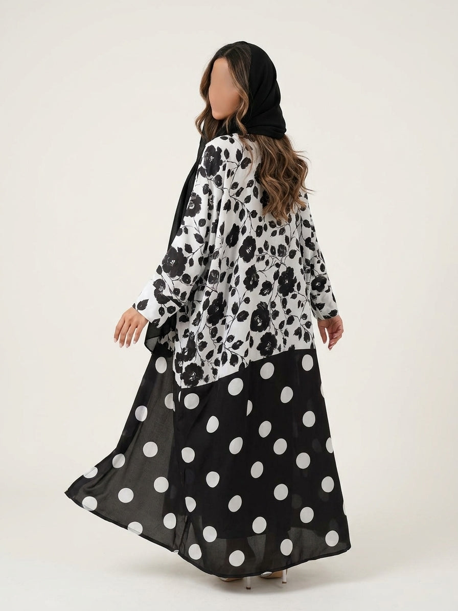 عباية طباعة | Printed Abaya - Image 3