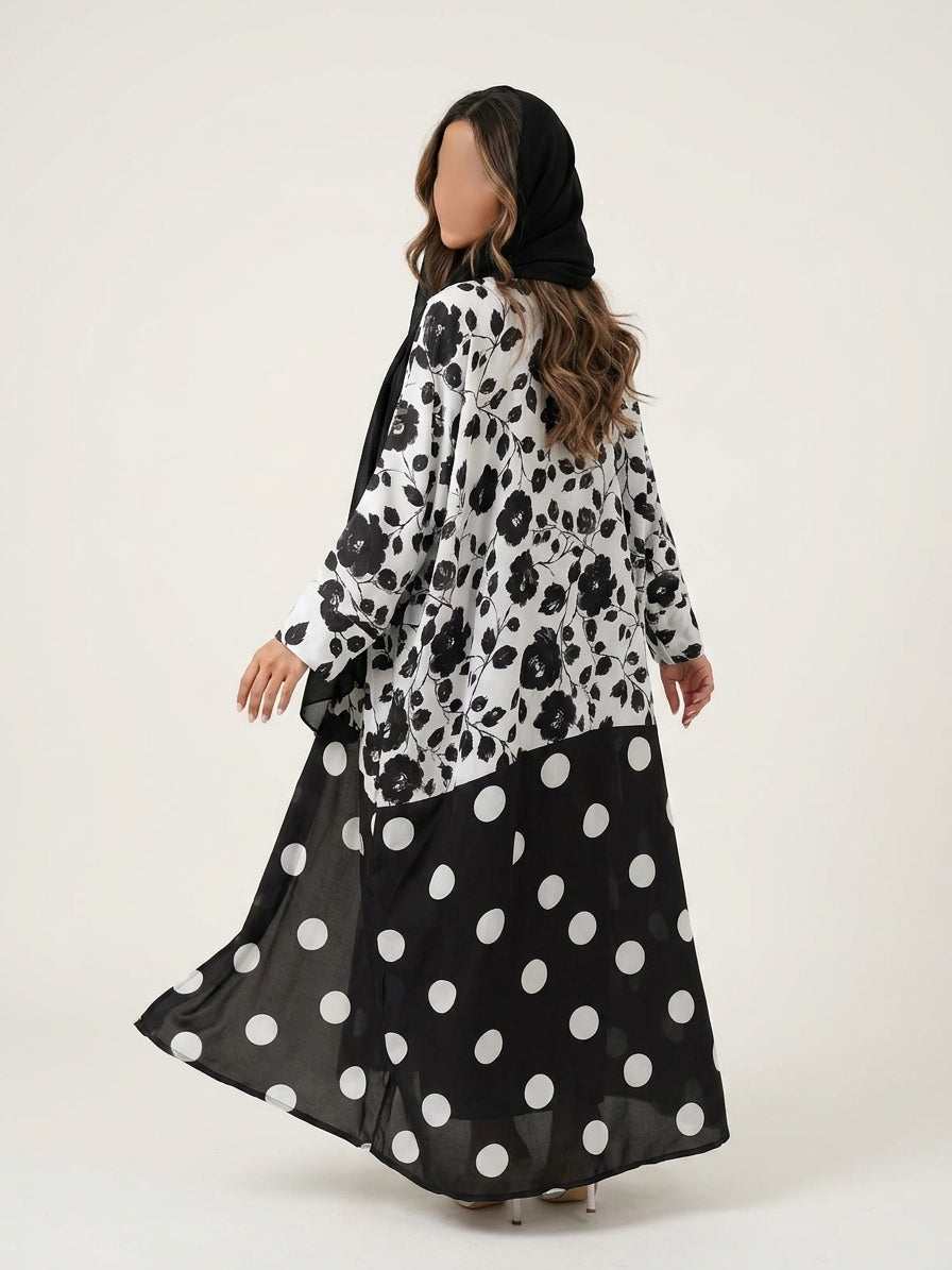 عباية طباعة | Printed Abaya - Image 3